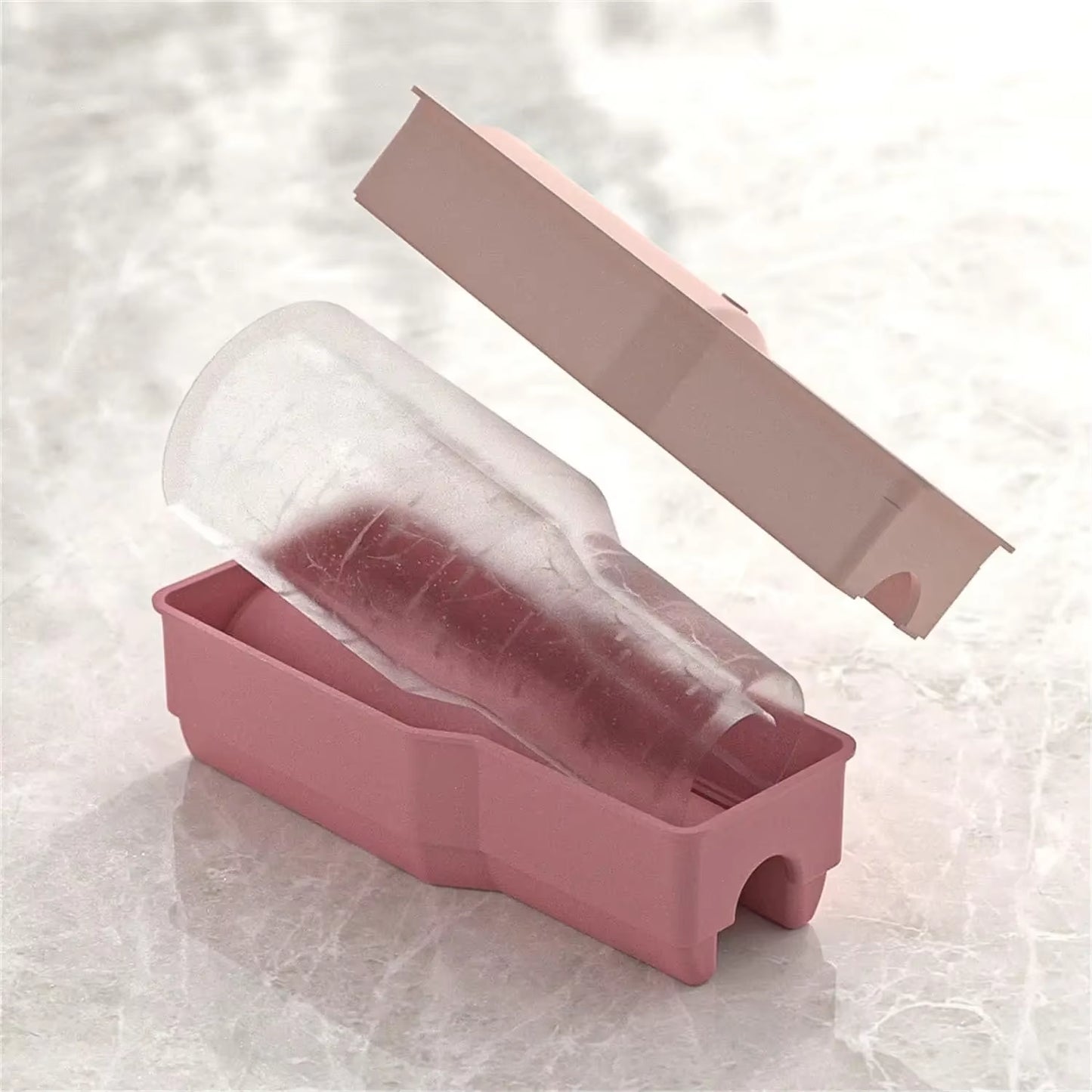 Ice Cube Tray Mold for Tumbler Stanley Cup Silicone Cylinder Ice Cube Maker Mold Fits 40 Ounce Big Ice Cube Molds