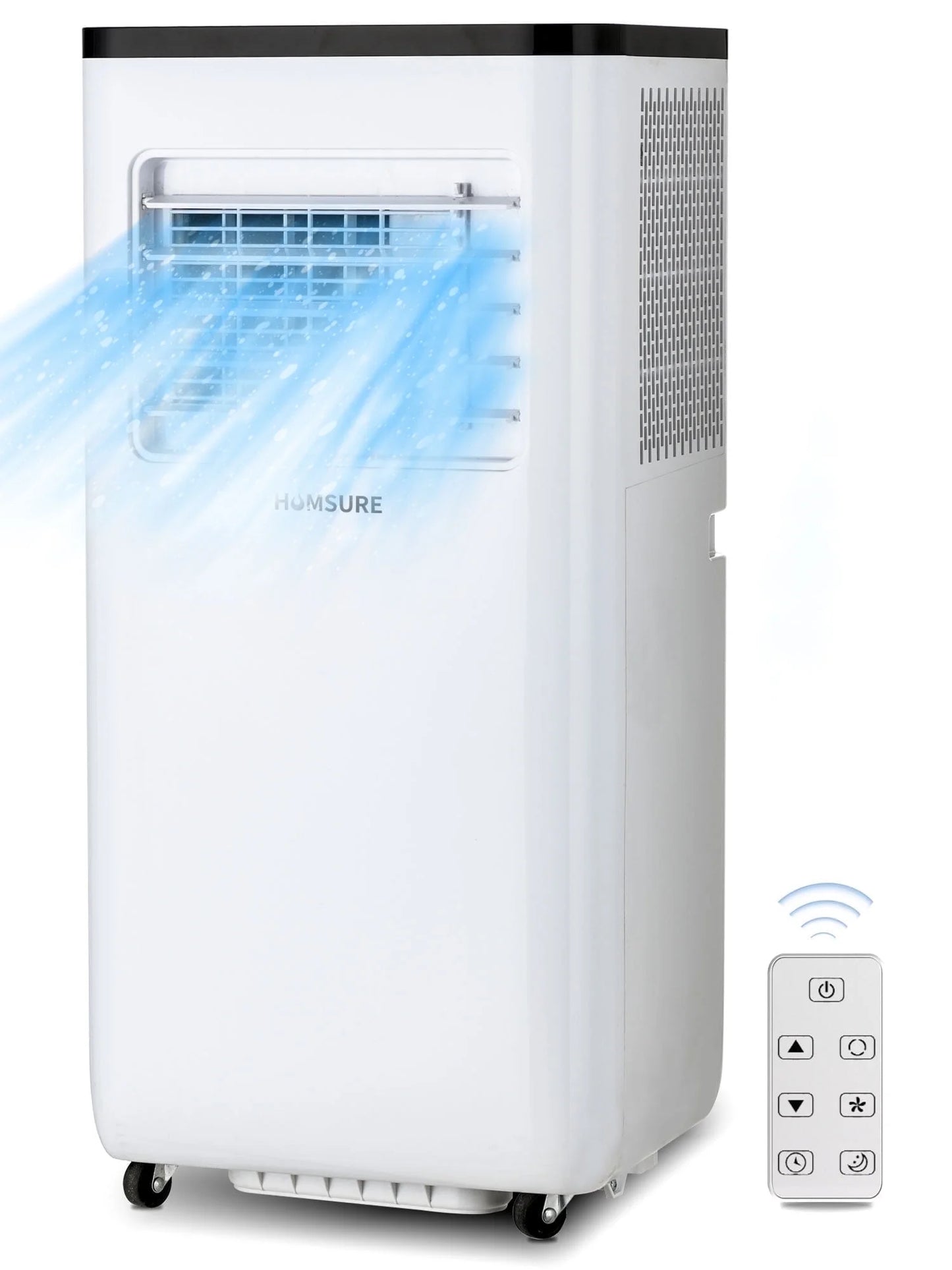 Portable Air Conditioners 10000 BTU ASHRAE (6500 BTU DOE), Room Air Conditioning, Portable AC Unit with Remote Control, Cooling, Dehumidifier and Fan, Automatic, Sleep 5 Mode Floor AC
