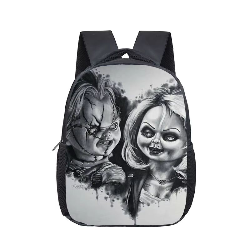 12 Inch Horror Movie Child'S Play Chucky School Bags Kindergarten Children Kids School Backpack for Girls Boys Backpacks Mochila