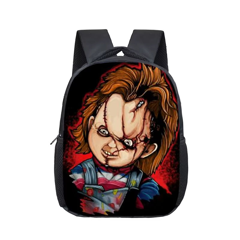 12 Inch Horror Movie Child'S Play Chucky School Bags Kindergarten Children Kids School Backpack for Girls Boys Backpacks Mochila