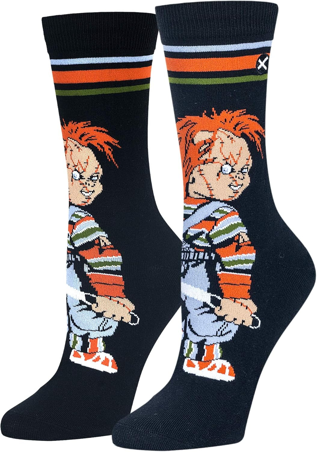 , Women'S, Movies, Childs Play Chucky, Crew, Novelty Funny Cute Cool Socks
