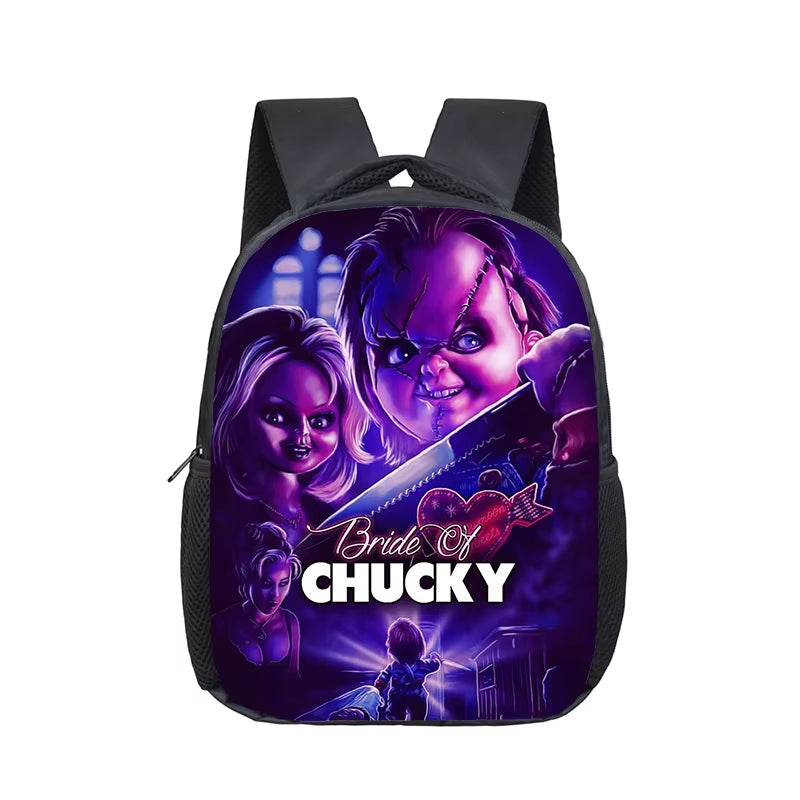 12 Inch Horror Movie Child'S Play Chucky School Bags Kindergarten Children Kids School Backpack for Girls Boys Backpacks Mochila