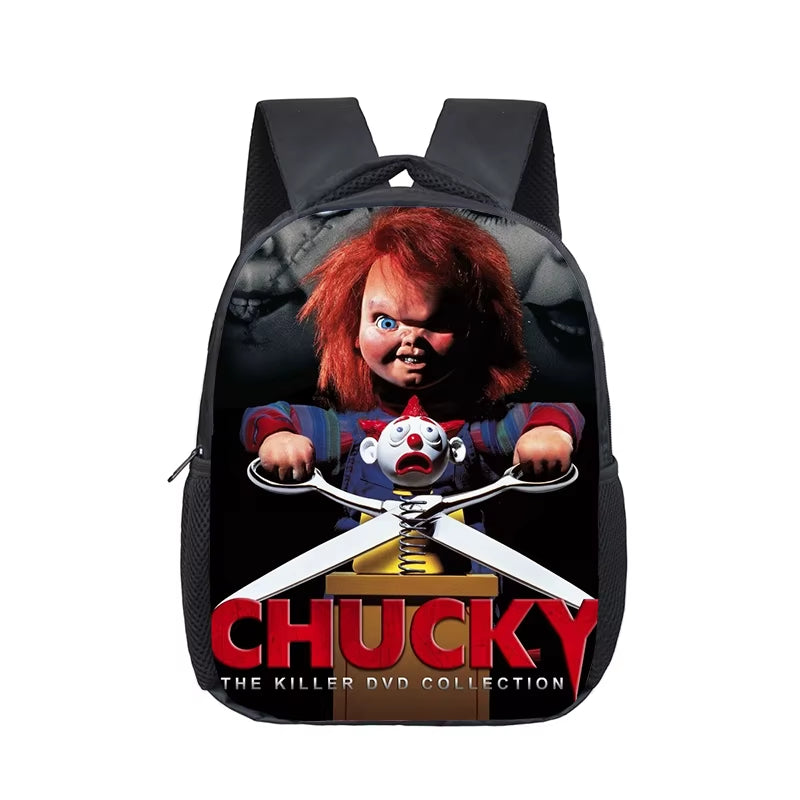 12 Inch Horror Movie Child'S Play Chucky School Bags Kindergarten Children Kids School Backpack for Girls Boys Backpacks Mochila