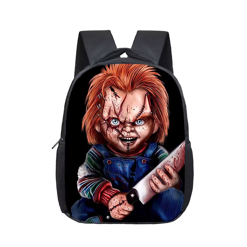 12 Inch Horror Movie Child'S Play Chucky School Bags Kindergarten Children Kids School Backpack for Girls Boys Backpacks Mochila