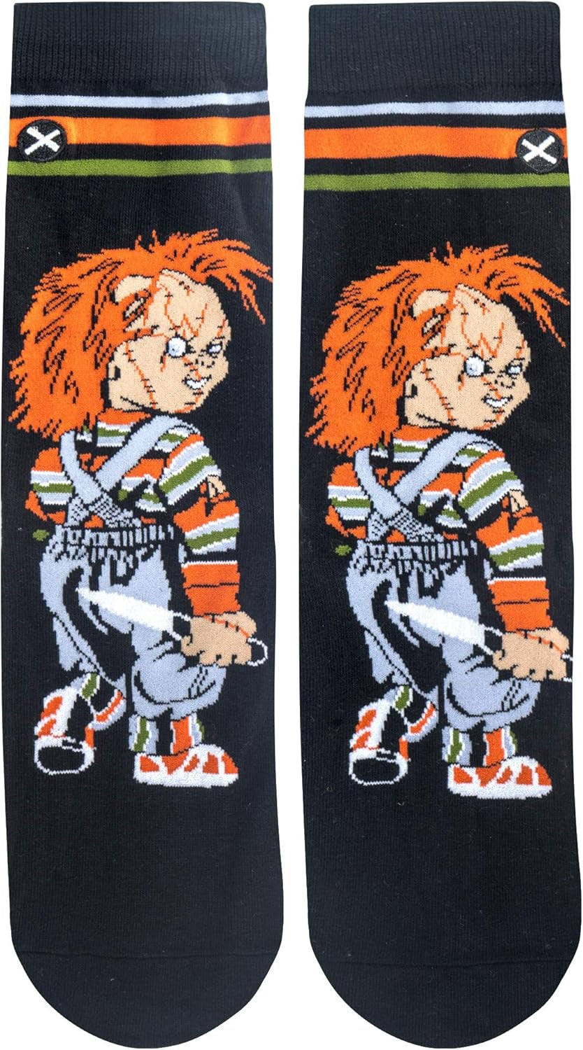 , Women'S, Movies, Childs Play Chucky, Crew, Novelty Funny Cute Cool Socks