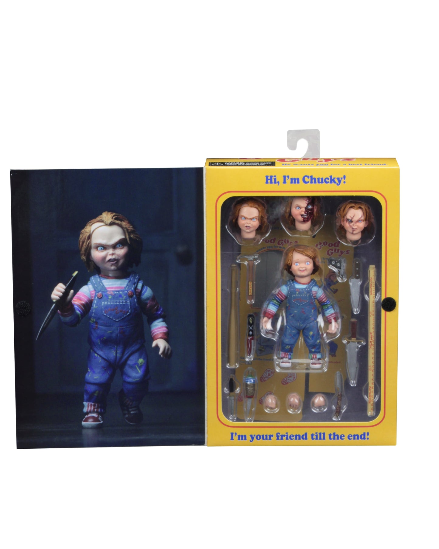 Child'S Play (1988) 4" Ultimate Chucky Action Figure, by
