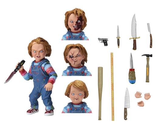 Child'S Play (1988) 4" Ultimate Chucky Action Figure, by