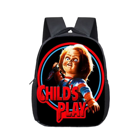 12 Inch Horror Movie Child'S Play Chucky School Bags Kindergarten Children Kids School Backpack for Girls Boys Backpacks Mochila