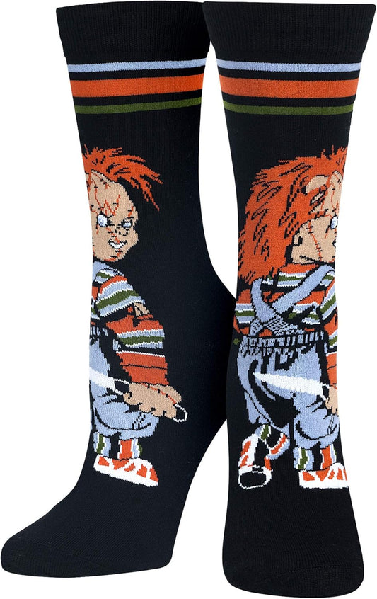 , Women'S, Movies, Childs Play Chucky, Crew, Novelty Funny Cute Cool Socks