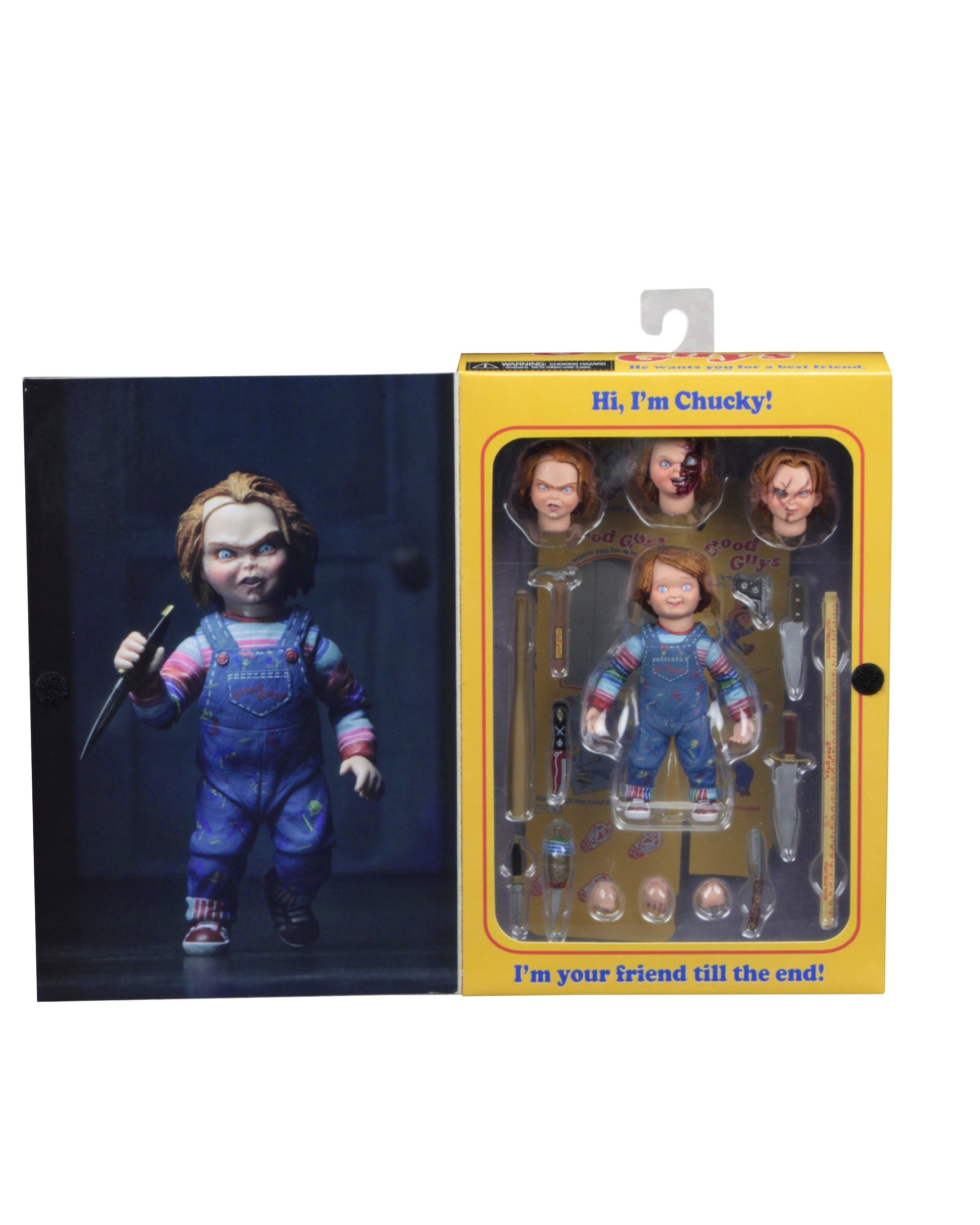 Child'S Play (1988) 4" Ultimate Chucky Action Figure, by